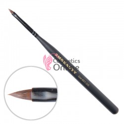 Pensula de unghii 2M Black Beauty pentru gel din par natural ascutita 01 OS